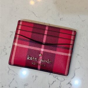 Kate Spade Slim Cardholder- Vibrant Rose